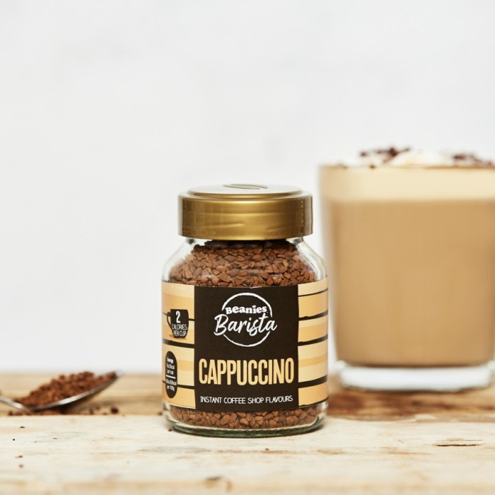 

Wow Beanies Coffee Flavour Instant Coffee Cappucino Barista Range 50Gram Murah