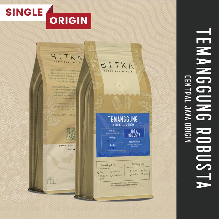 

Jual Bitka Temanggung Robusta | Single Origin Coffee | Biji Kopi Trendi