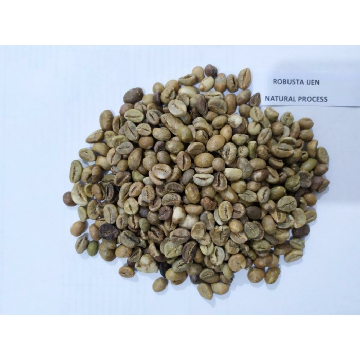 

Dijual Green Bean Robusta Ijen - Natural Process - 1Kg Berkualitas