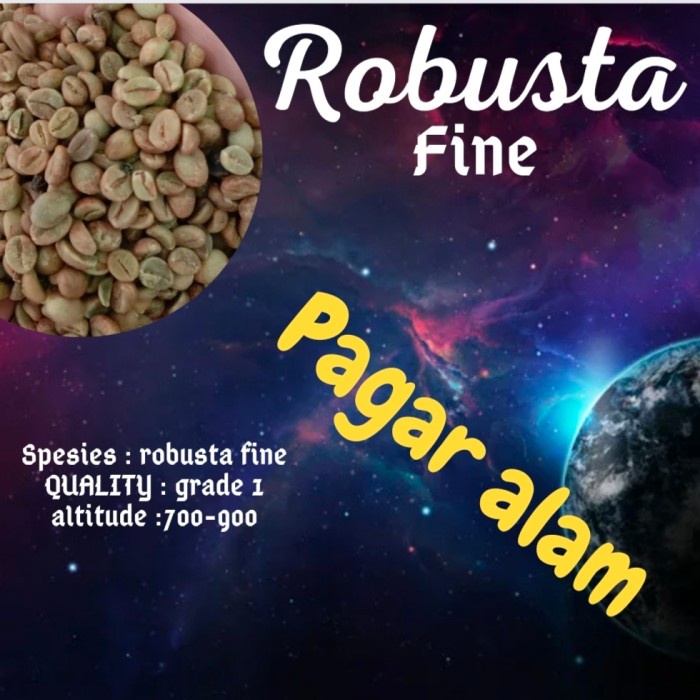 

Murah Green Bean - Biji Kopi Robusta Fine Pagar Alam 1Kg Bagus