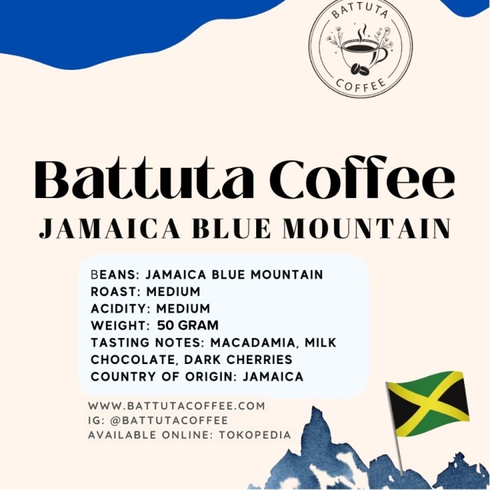 

Dijual Jamaican Blue Mountain Coffee Bean Terbatas