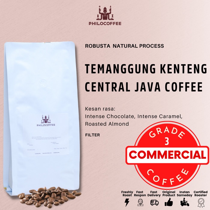 

Buruan Biji Kopi Robusta Temanggung Kenteng 1Kg | Central Java Coffee Diskon