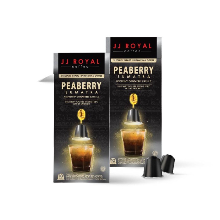 

Bagus Bundling Duo Jj Royal Coffee Peaberry Sumatra Capsule Box 55Gr/10 Cap Diskon