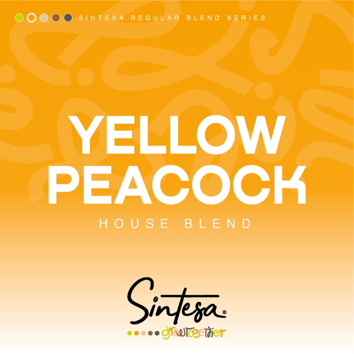

Promo Sintesa Yellow Peacock House Blend Espresso Medium Dark Roast 1 Kg Sale!!!