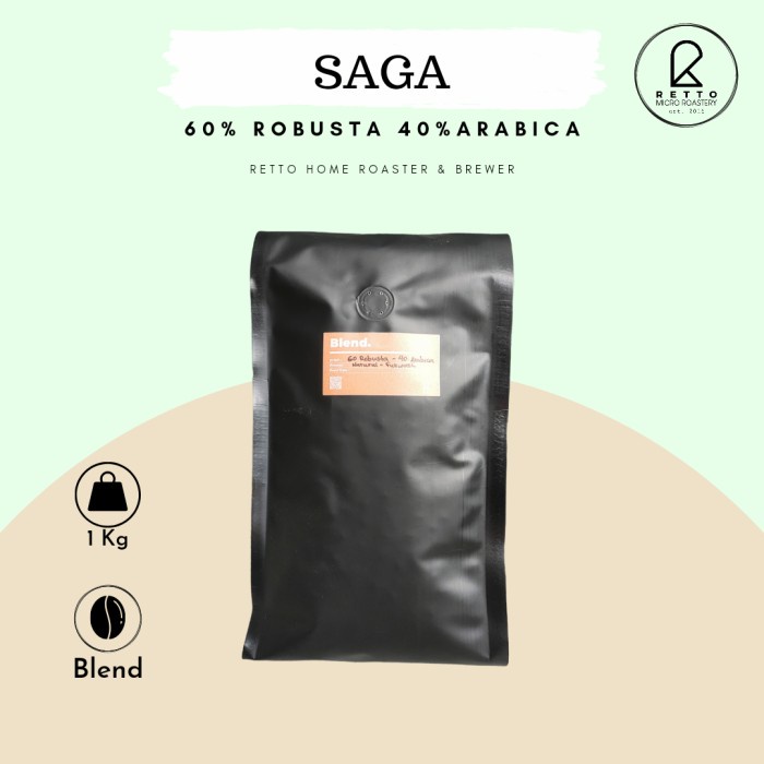 

Gilaa!!! Biji Kopi Blend Arabica Robusta Saga 1 Kg Berkualitas