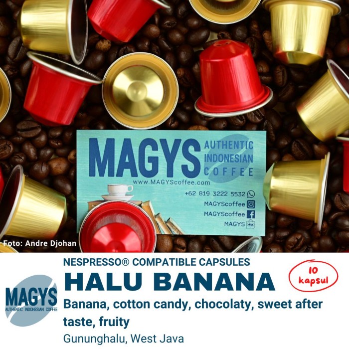 

Star NespressoÂ® Compatible Capsule Arabika Halu Banana Jawa Barat 10 Kapsul Promo