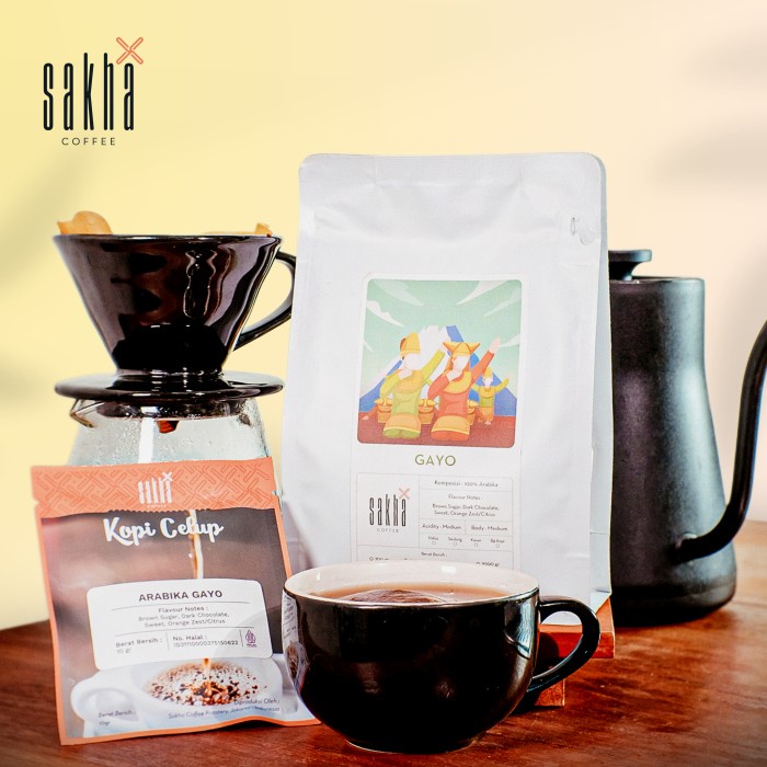 

Limited Bundle Kopi Arabika Gayo Aceh Coffee 200Gr Dan Coffe Sachet Instan 10G Trendi