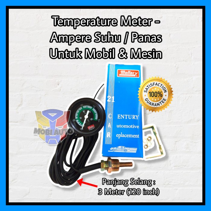 Ampere Panas/Suhu Temperatur Meter Pengukur Suhu Universal Mobil/Mesin terlaris