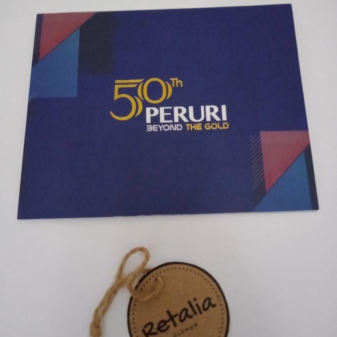 

Souvenir Sheet Perangko 50Th PERURI Beyond The Gold 2021