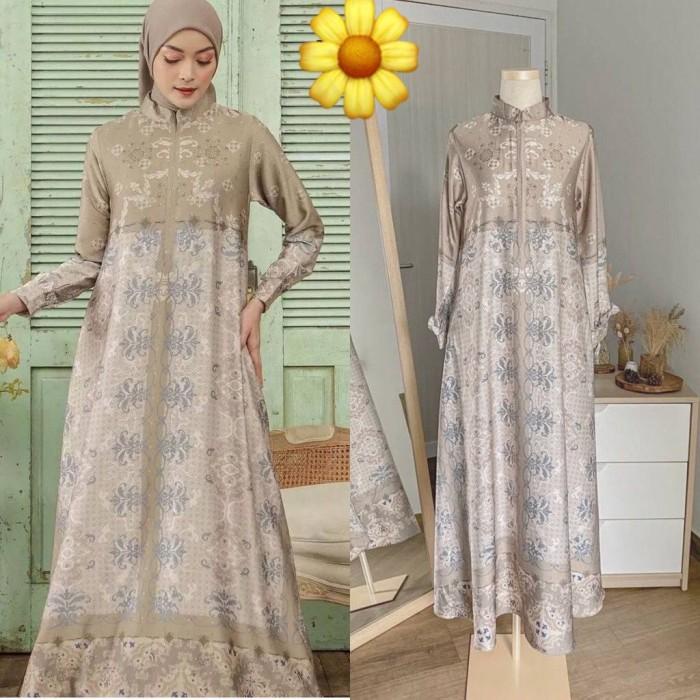 TERLARIS - GAMIS AUREL MAXMARA SILK PESTA MOTIF LUXURY PREMIUM LEBARAN