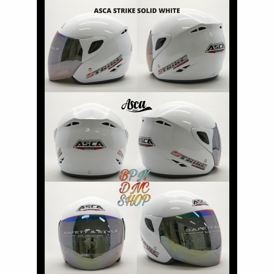 HELM ASCA STRIKE SOLID - SNI