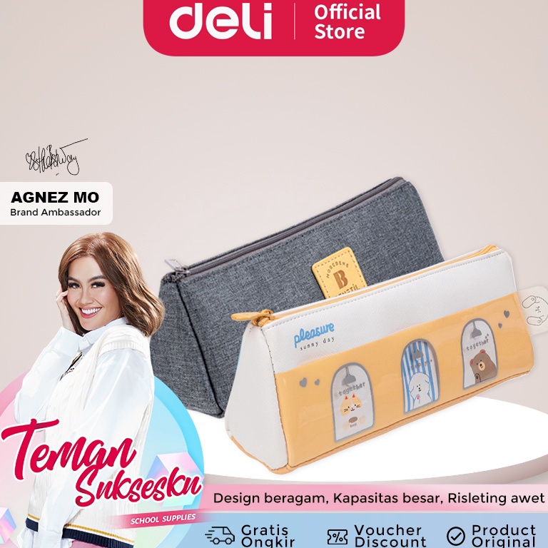 

HRR-78 Deli Pencil Pouch / Tempat Pensil Penyimpanan Besar Discount