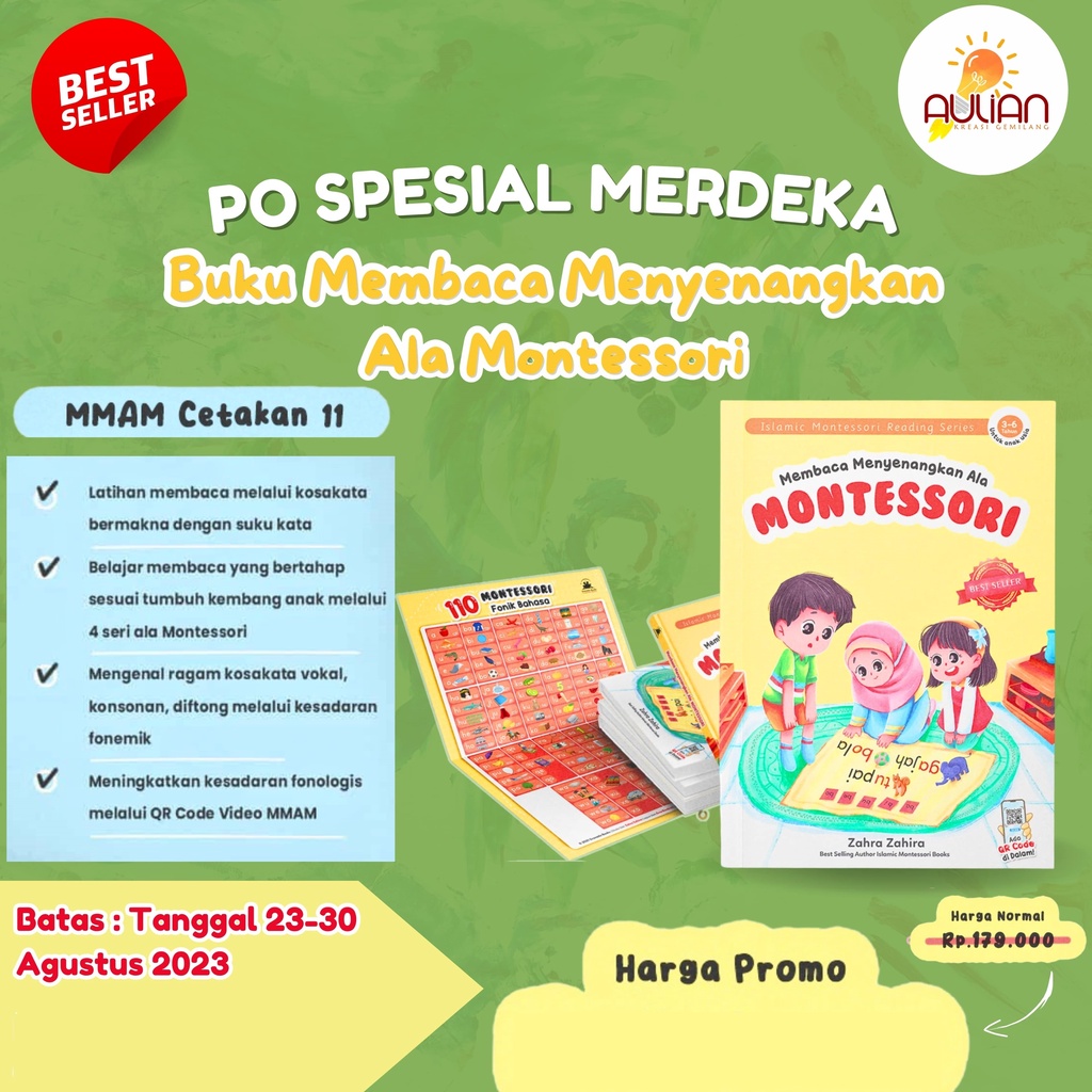 Buku Membaca Menyenangkan Ala Montessori