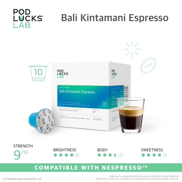 

Hemat Podlucks Lab Bali Kintamani Espresso Capsule Coffee Berkualitas