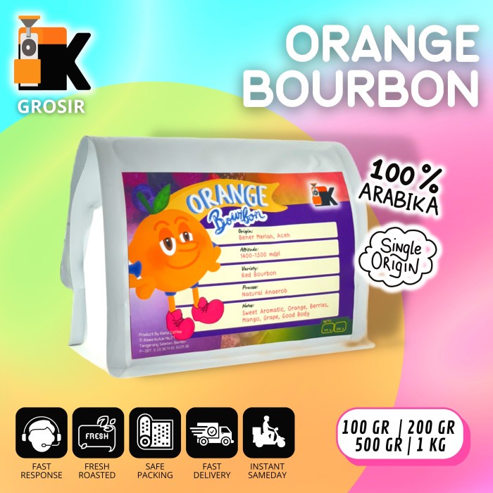 

Mantap Arabika Orange Bourbon 200Gr Trendi