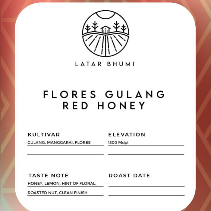 

Unik Flores Gulang Red Honey - Arabica - Beans - Medium Roast Hemat