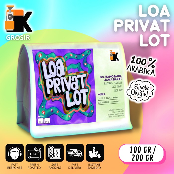 

Hadir Arabika Loa Privat Lot Natural Specialty Promo