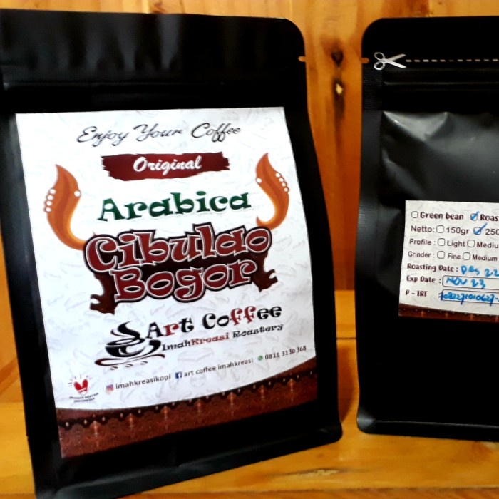 

Terlaris Arabica Bogor Cibulao 250 Gr Bagus