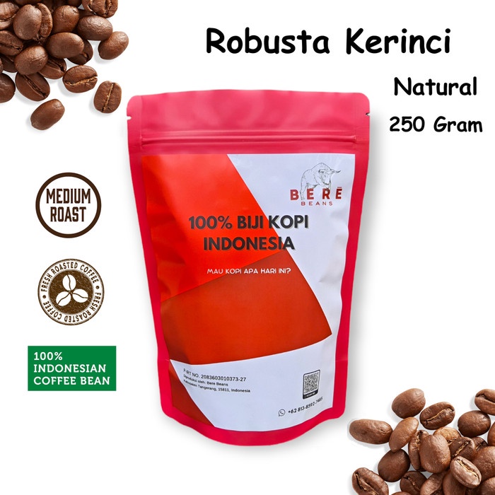 

Nikmati Kopi Robusta Kerinci Jambi 250 Gram Biji Giling Coffee Bean Beans Murah