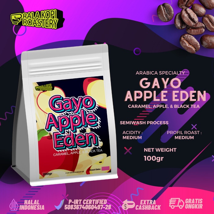 

Sale Gayo Apple Eden | Kopi Single Origin Arabica Specialty Coffe 100Gr Trendi