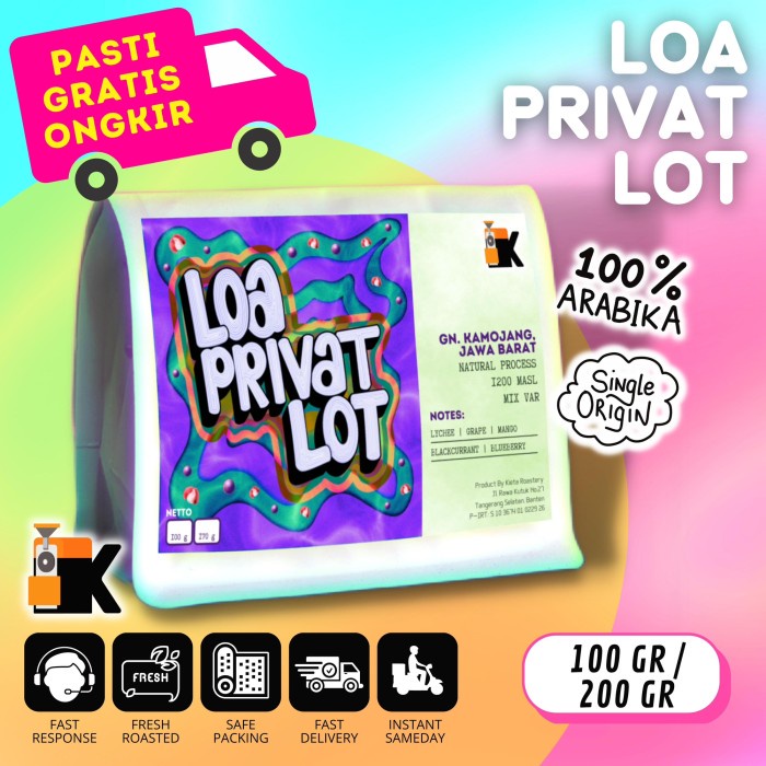 

Produk 1Kg Arabika Loa Privat Lot Natural Specialty Sale!!!