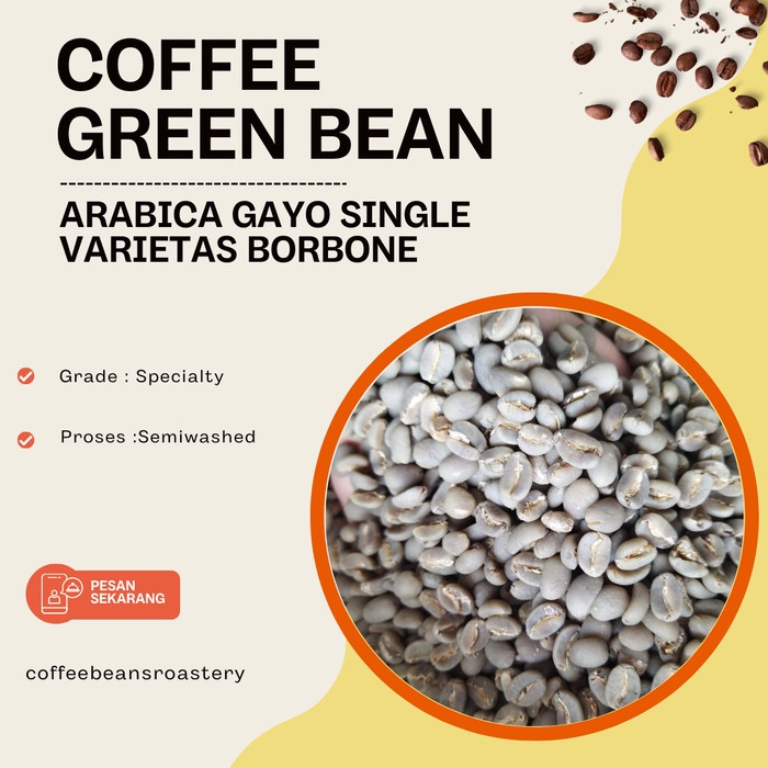 

Bergaransi Coffee Bean Arabika Gayo Single Varietas Borbone Grade Specialty - 1Kg Bagus