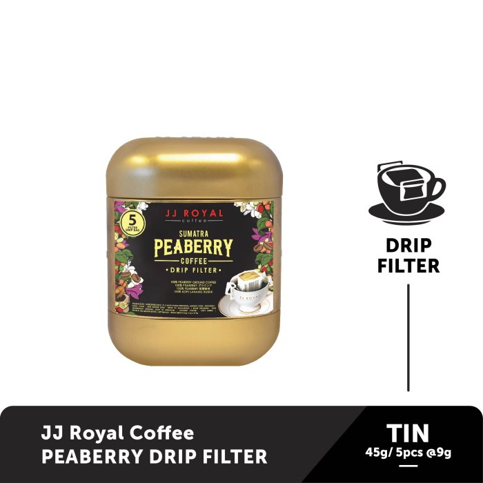 

Sale!!! Jj Royal Coffee Peaberry Sumatra Drip Tin 45 Gr Hot Sale