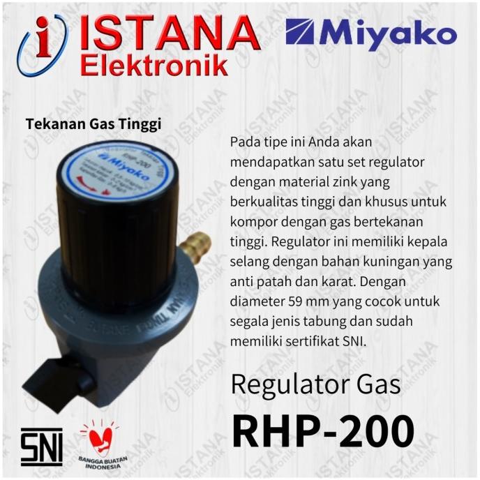$$$$] MIYAKO REGULATOR GAS TEKANAN TINGGI RHP-200