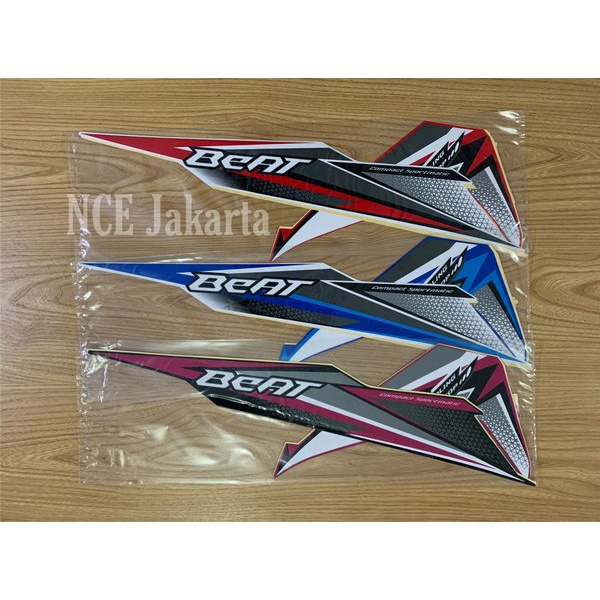 Stiker Striping Honda Beat Fi 2018 Idling Stop