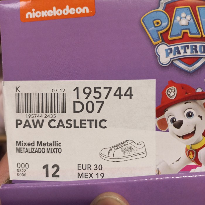 TERLARIS sepatu nickelodeon paw patrol paw casletic 195744 payless