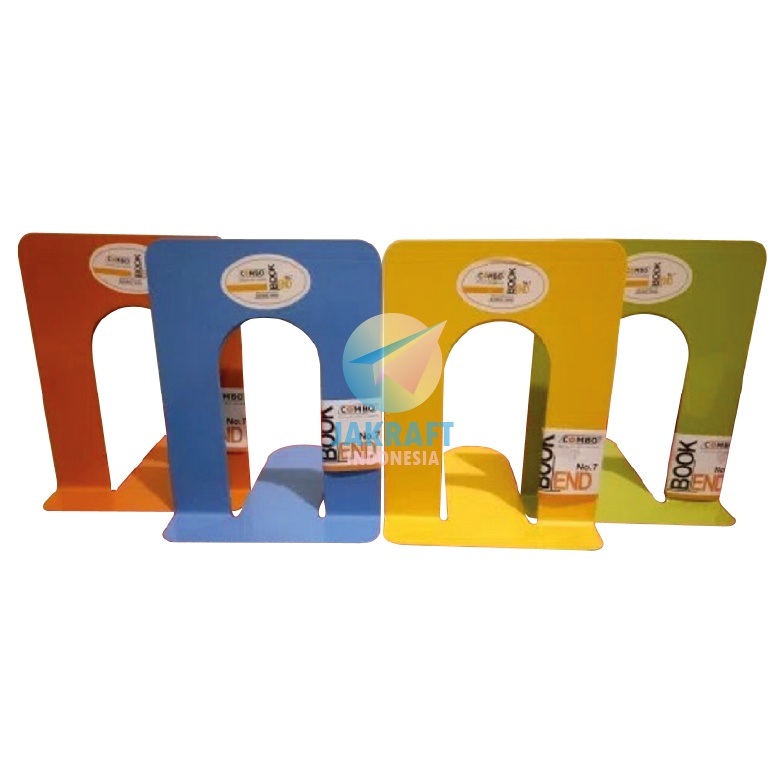 

Keren guys (2 Pcs) Set Book End No.7 Stand Pembatas Penahan Buku Warna Warni Murah Tebal Kokoh Seperti LION 99I
