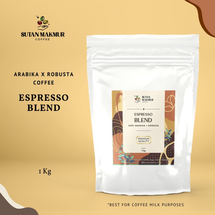

Spesial Biji/Bubuk Kopi Espresso Blend Arabika X Robusta (1 Kg) Grade 1 Diskon