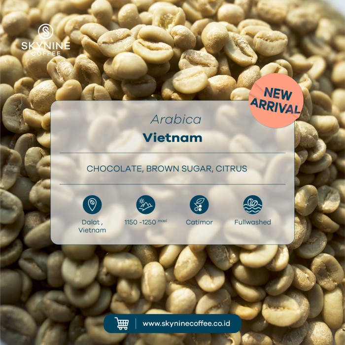 

Terlaris Arabika Vietnam Biji Kopi Mentah Commercial Grade Hemat