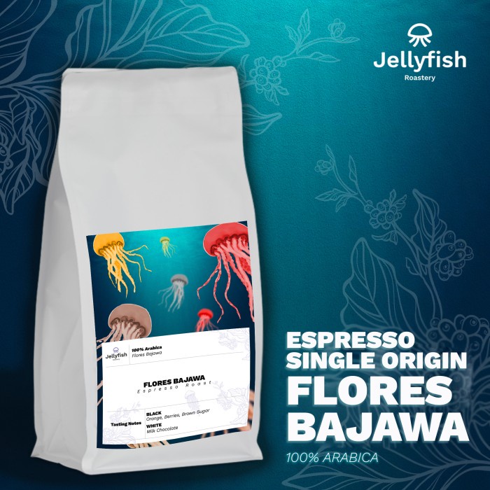 

Dijual Espresso 1Kg, Single Origin Flores Bajawa Jellyfish Bagus