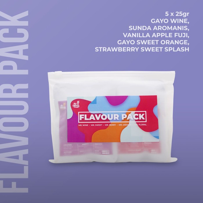 

Jual Bundling Flavour Pack 5X 25G Sale!!!