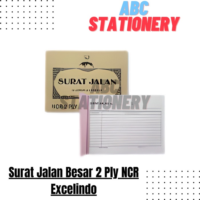 

Surat Jalan Besar 2 Ply Ncr Excelindo (Kelipatan 10 Buku)