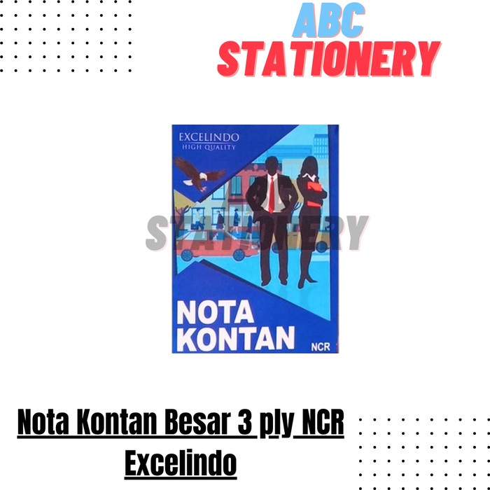 

Terlaris Nota Kontan Besar 3 Ply Ncr Excelindo (Kelipatan 10 Buku)