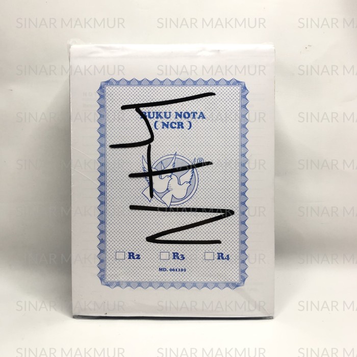

Terlaris Buku Nota Kontan Besar Ncr Rangkap 4 / 4Ply Merpati (B4)