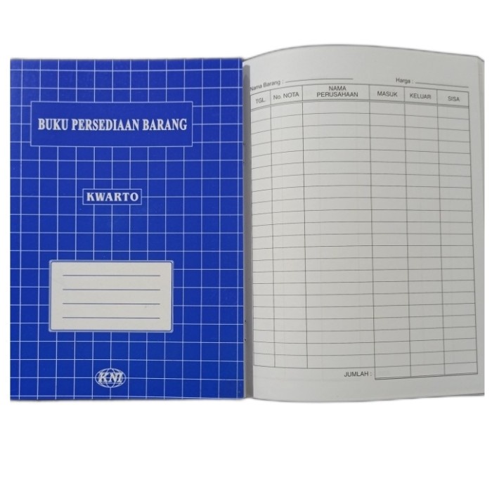 

Terlaris Buku Persediaan Barang Kwarto Buku Keluar Masuk Barang