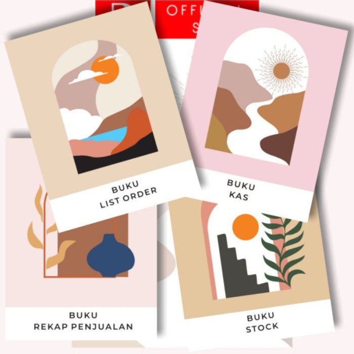 

Terlaris Paket Buku Olshop/Buku Kas/Buku List Order/Buku Stock/Rekap Penjualan