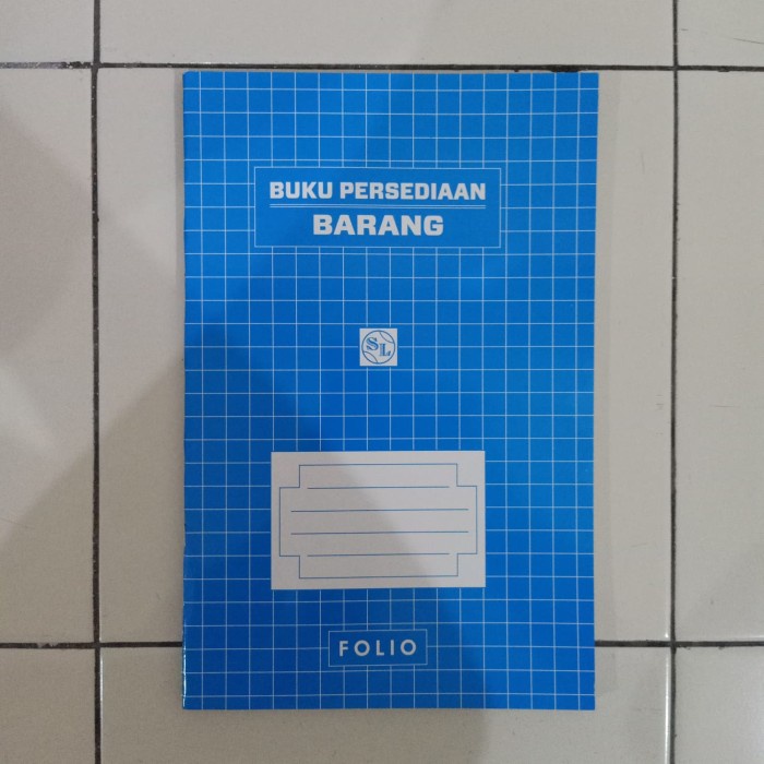 

Terlaris Buku Persediaan Barang Folio Sl