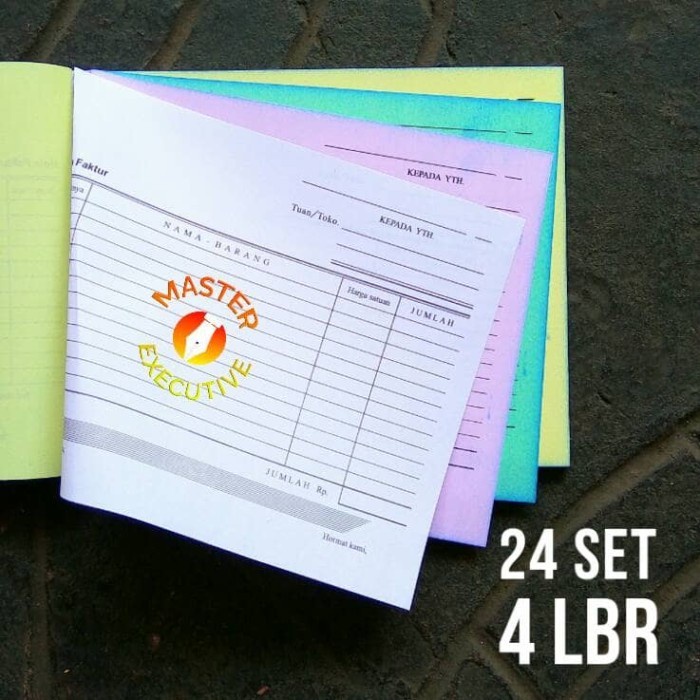

Terlaris Af Buku Nota Faktur 4 Ply Ncr / Rangkap B4 [ Terlaris