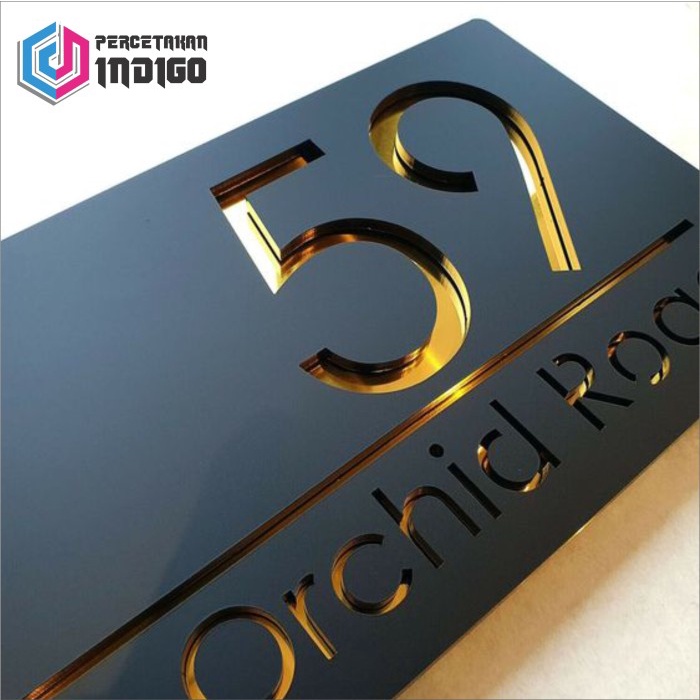 

Terlaris Sign Nomor Rumah Black Doff Gold Aklirik Nomor Rumah Gold Eksklusif