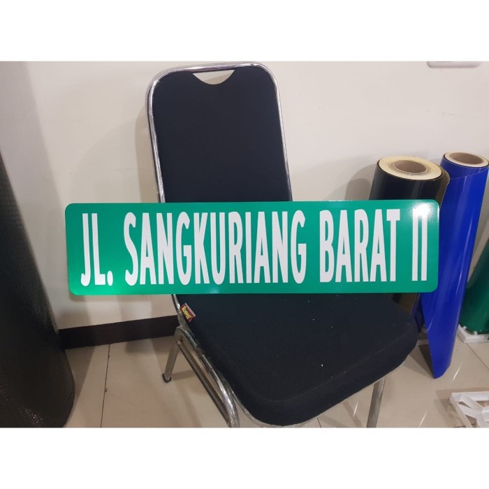 

Terlaris Papan Nama Jalan Plat Aluminium 15 X 60 Cm