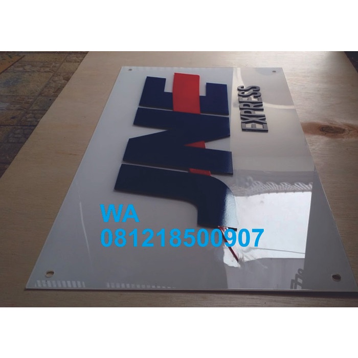 

Terlaris Panan Nama Kantor Akrilik Timbul 3 Mm / Papan Nama Toko / Perusahaan