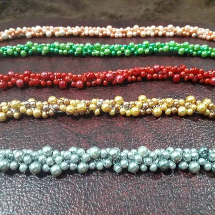 Terlaris Renda Mutiara/Payet Mutiara/Payet Rangkai Mutiara