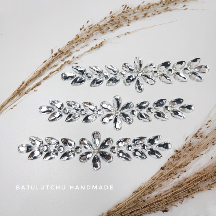 Terlaris Payet Rangkai Diamond Pinggang Hijab Aplikasi Jahit /Pc