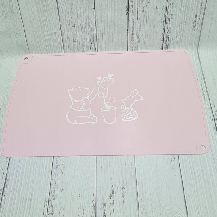 Terlaris Silicone Kids Dining Mat / Silicone Mat / Table Mat / Tatakan Makan -