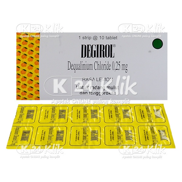 Degirol Tablet Hisap 10’s – Obat Sakit Tenggorokan & Sariawan