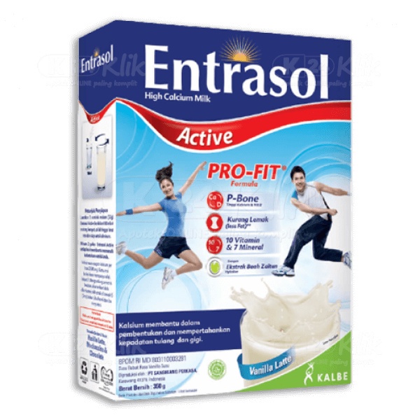 

ENTRASOL ACTIVE VANILA LATTE 350G (1 PCS)